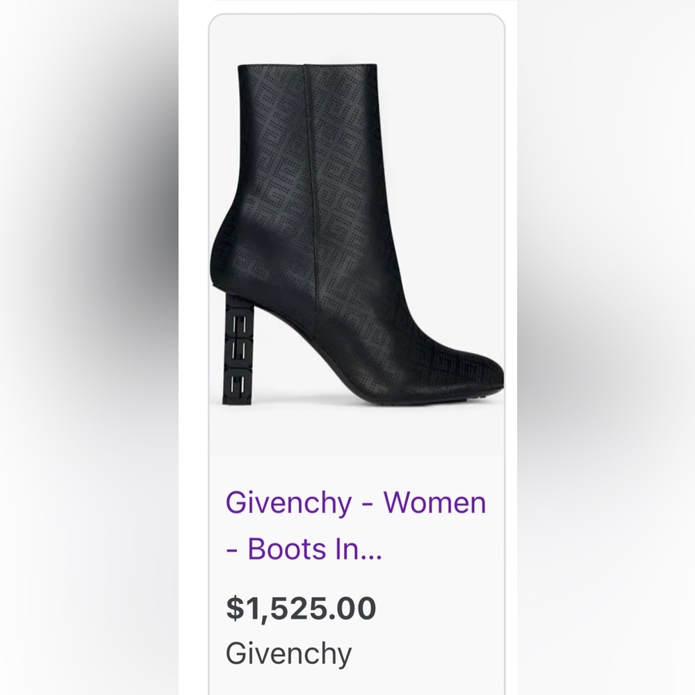 Givenchy G Cube  Ankle Boots